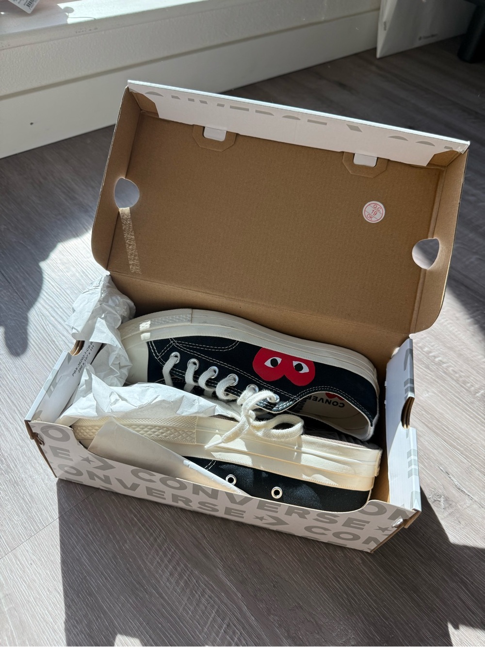 Comme Des Garcons PLAY
x Converse Unisex Chuck Taylor Lace Up Sneakers